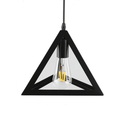 metal triangle shape hanging light 4
