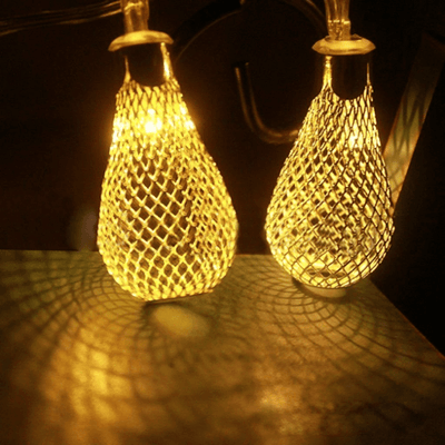 metallic net fairy light 3