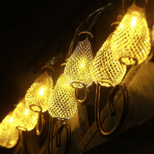 metallic net fairy light 4