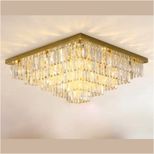 modern design square shape crystal chandelier
