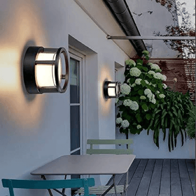 modern round porch led wall light product image 9