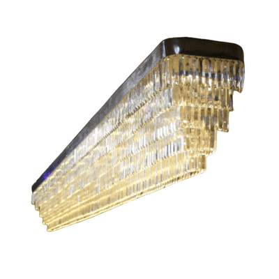rectangular custom design crystal chandelier 1