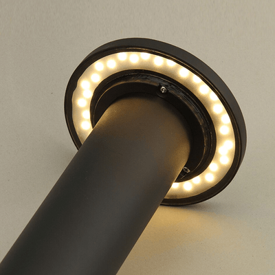 sleek circular bollard light 4