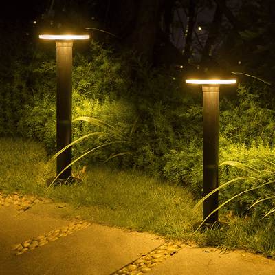 sleek circular bollard light 5