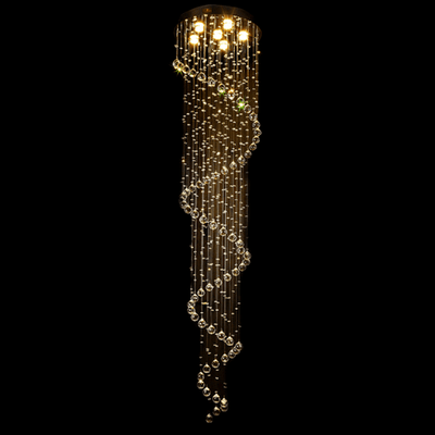 spiral k9 crystal chandelier 3