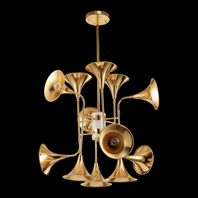 unique cornet chandelier 4