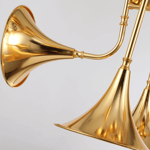 unique cornet chandelier 7