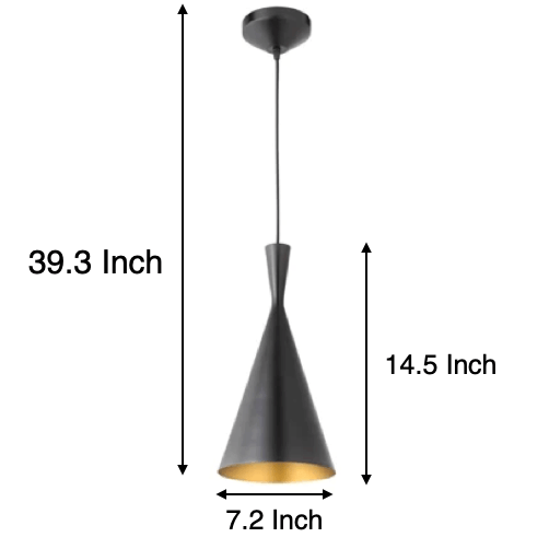 cone shaped hanging pendant light 5